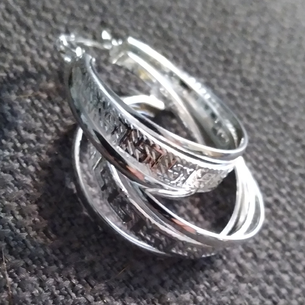 Sterling silver S925 earrings